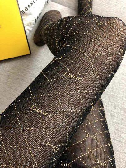 dior tights black